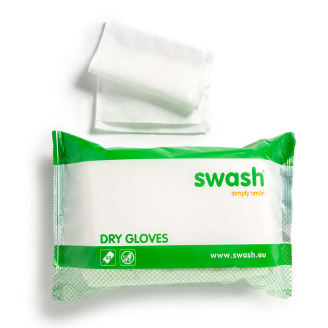 Swash Dry Gloves zachte wegwerphandschoenen (50 stuks) - CareBoxCompany